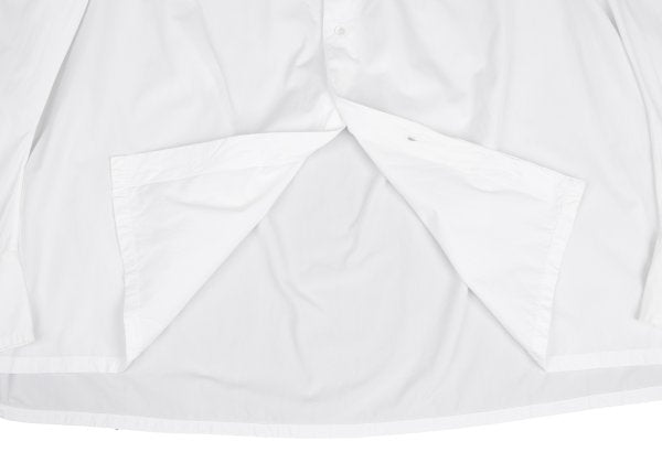Yohji Yamamoto POUR HOMME Curved Sleeve Shirt White Size M
