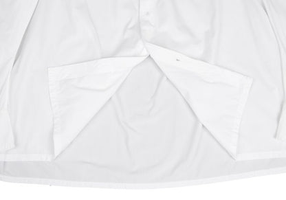 Yohji Yamamoto POUR HOMME Curved Sleeve Shirt White Size M