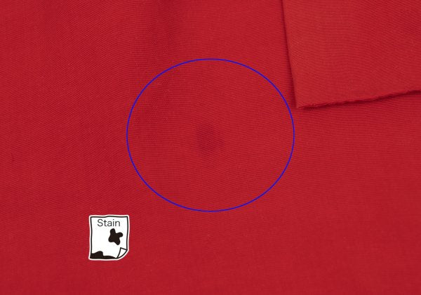 Y's Rayon Open Collar Pullover Blouse Red Size M