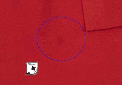 Y's Rayon Open Collar Pullover Blouse Red Size M