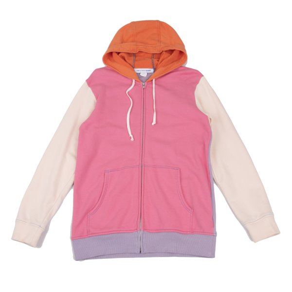COMME des GARCONS SHIRT 20AW Crazy Color Logo Hoodie Size L