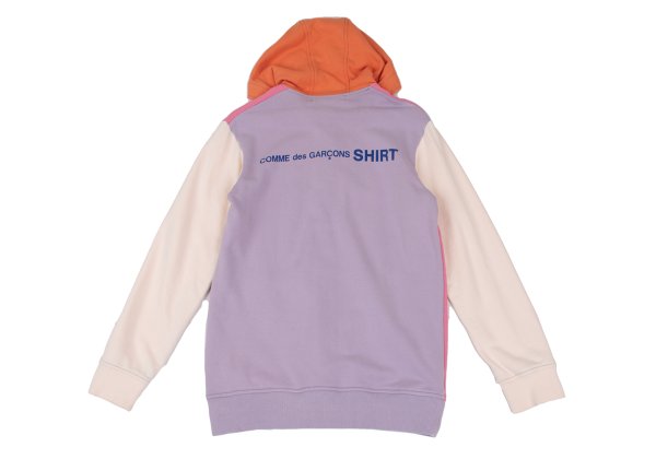 COMME des GARCONS SHIRT 20AW Crazy Color Logo Hoodie Size L