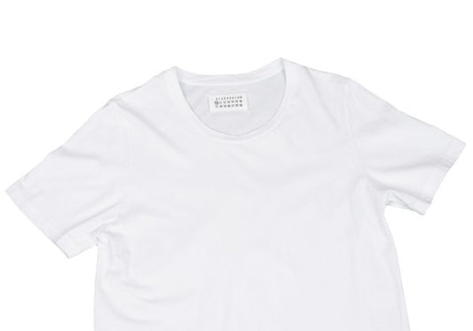 Maison Martin Margiela Cotton Crewneck T-Shirt White Size S