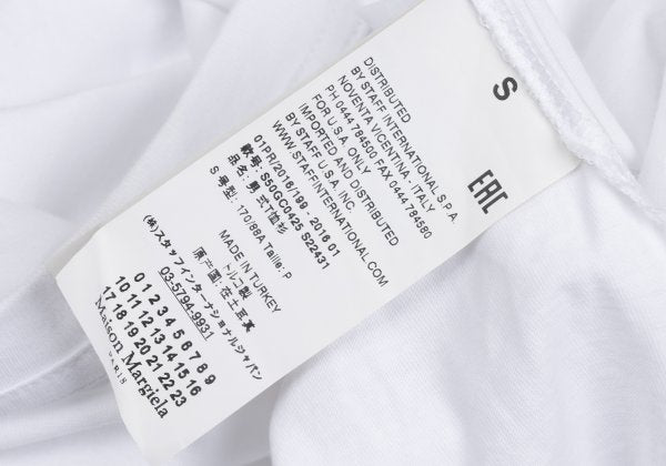 Maison Martin Margiela Cotton Crewneck T-Shirt White Size S