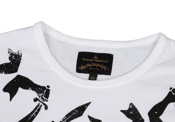 Vivienne Westwood ANGLOMANIA Cotton T-Shirt White Size XS