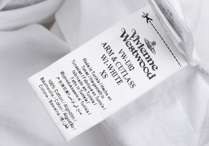 Vivienne Westwood ANGLOMANIA Cotton T-Shirt White Size XS