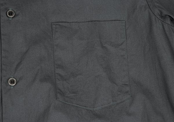 BLACK COMME des GARCONS Cotton Back Panel Shirt Gray Size XL