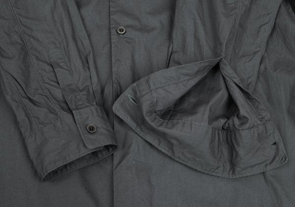 BLACK COMME des GARCONS Cotton Back Panel Shirt Gray Size XL