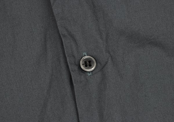 BLACK COMME des GARCONS Cotton Back Panel Shirt Gray Size XL