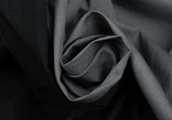 BLACK COMME des GARCONS Cotton Back Panel Shirt Gray Size XL