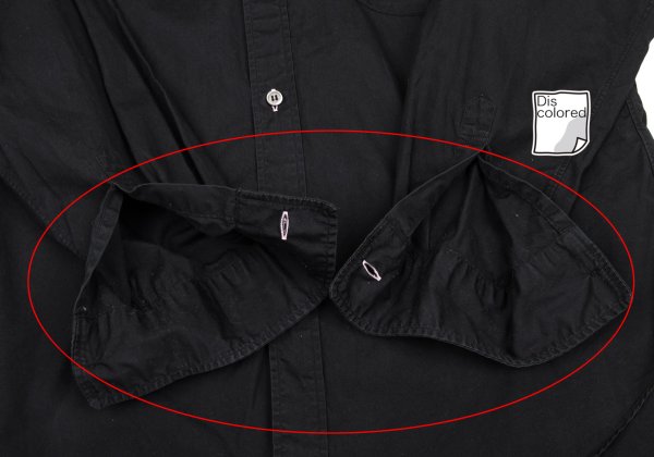 COMME des GARCONS HOMME DEUX Buttonhole Shirt Black Size M