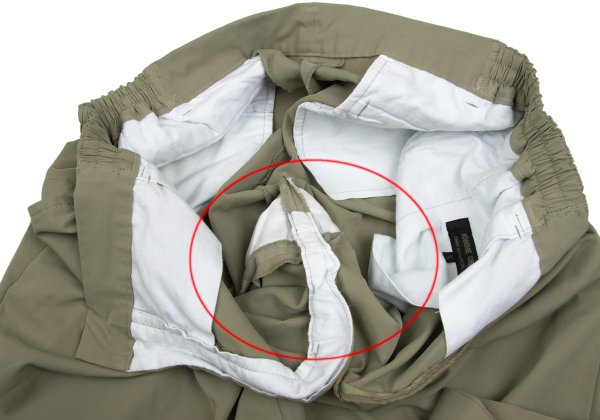 COMME des GARCONS HOMME DEUX Poly Tapered Pants Beige Size M