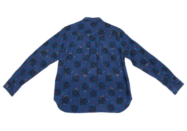 Tomorrowland SOULEIADO Ethnic Print Silk Shirt Blue Size 36