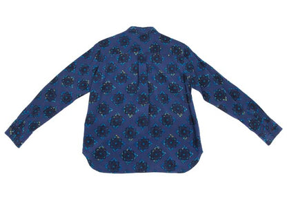 Tomorrowland SOULEIADO Ethnic Print Silk Shirt Blue Size 36