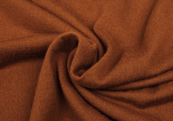 zucca Brown Wool Side Button Mock Neck Sweater Size M