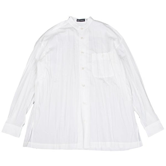 ISSEY MIYAKE MEN 95SS Poly Crinkle Pleat Shirt White Size XL