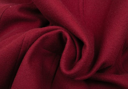 Jean Paul GAULTIER HOMME objet Wool P-Coat Bordeaux Size 46