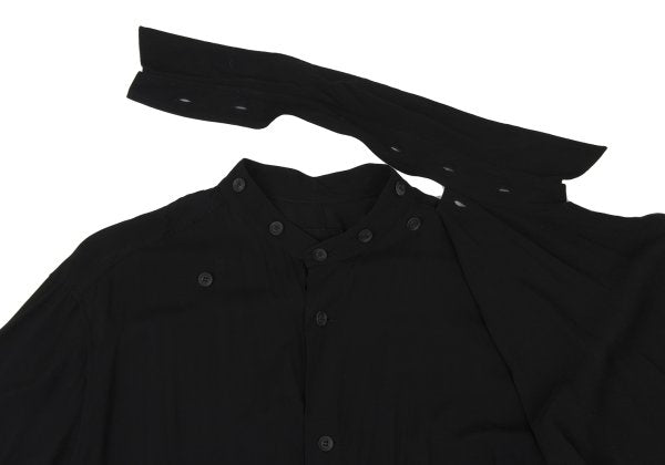 BLACK Scandal Yohji Yamamoto Message Shirt Black Size 2
