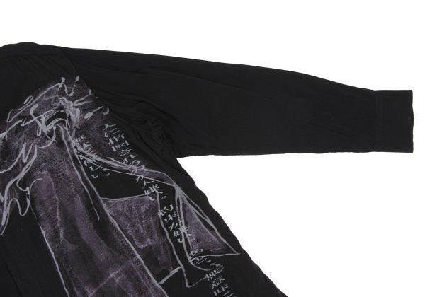 BLACK Scandal Yohji Yamamoto Message Shirt Black Size 2