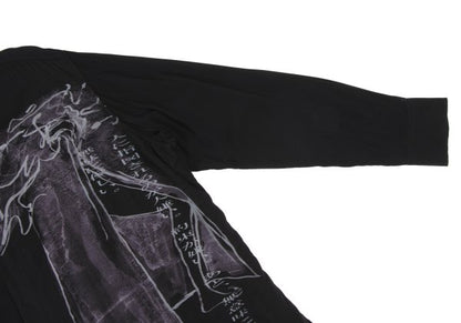 BLACK Scandal Yohji Yamamoto Message Shirt Black Size 2