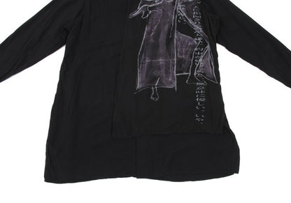 BLACK Scandal Yohji Yamamoto Message Shirt Black Size 2
