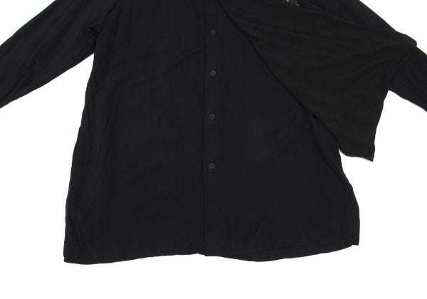 BLACK Scandal Yohji Yamamoto Message Shirt Black Size 2