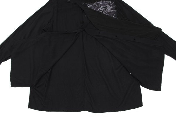 BLACK Scandal Yohji Yamamoto Message Shirt Black Size 2