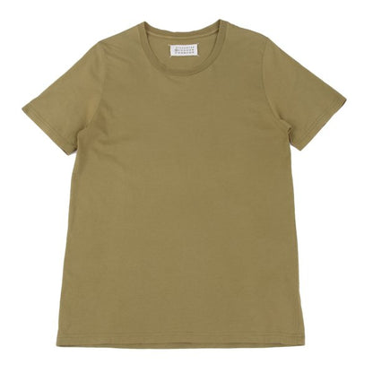 Maison Martin Margiela 10 Mustard Cotton Neck T-Shirt Size M