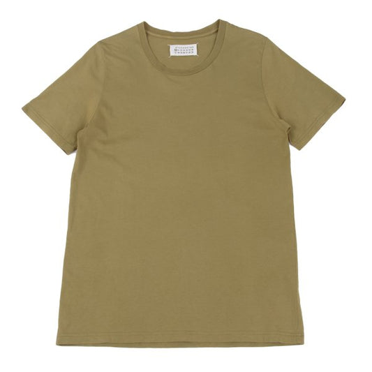 Maison Martin Margiela 10 Mustard Cotton Neck T-Shirt Size M