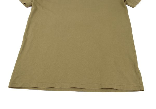Maison Martin Margiela 10 Mustard Cotton Neck T-Shirt Size M