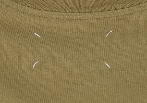 Maison Martin Margiela 10 Mustard Cotton Neck T-Shirt Size M