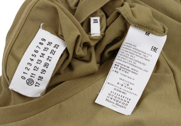 Maison Martin Margiela 10 Mustard Cotton Neck T-Shirt Size M
