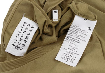 Maison Martin Margiela 10 Mustard Cotton Neck T-Shirt Size M