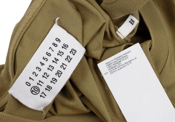 Maison Martin Margiela 10 Mustard Cotton Neck T-Shirt Size M