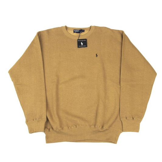 POLO by Ralph Lauren Cotton Pony Sweatshirt Beige Size S