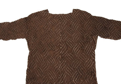Issey Miyake ASHA BY MDS Shirred Design Sleeve Shirt Size M