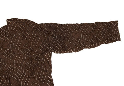 Issey Miyake ASHA BY MDS Shirred Design Sleeve Shirt Size M