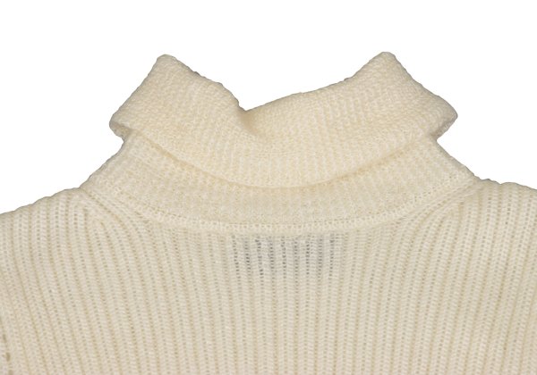 tricot COMME des GARCONS Mohair Rib Sweater Cream Size M