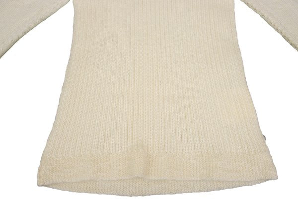tricot COMME des GARCONS Mohair Rib Sweater Cream Size M