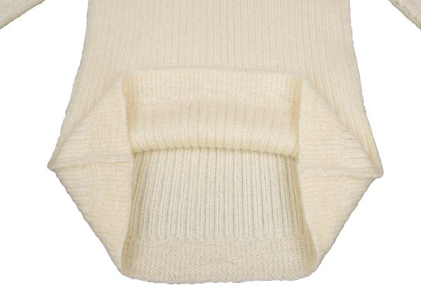 tricot COMME des GARCONS Mohair Rib Sweater Cream Size M