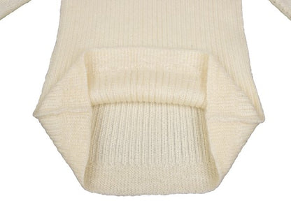 tricot COMME des GARCONS Mohair Rib Sweater Cream Size M