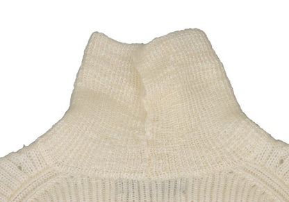 tricot COMME des GARCONS Mohair Rib Sweater Cream Size M