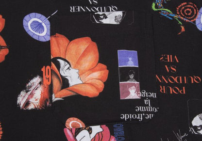 KAZUO KAMIMURA 26SS S'YTE x All-Over Shirt Black Size 3