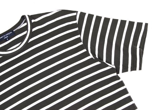 COMME des GARCONS HOMME Border T-Shirt Drawstring Hem Size S