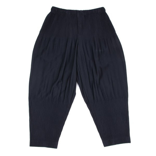 HOMME PLISSE ISSEY MIYAKE Pleated Pants Navy Size 2