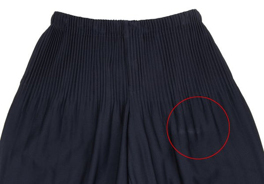 HOMME PLISSE ISSEY MIYAKE Pleated Pants Navy Size 2