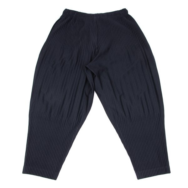 HOMME PLISSE ISSEY MIYAKE Pleated Pants Navy Size 2