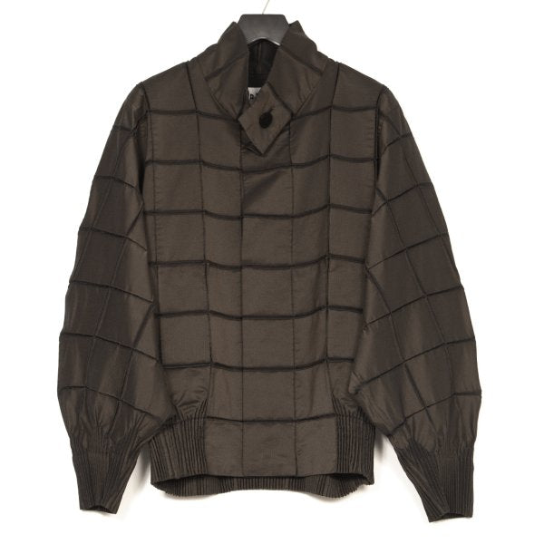 A-POC ABLE ISSEY MIYAKE 21AW Khaki Stretch Jacket Size 3
