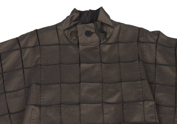 A-POC ABLE ISSEY MIYAKE 21AW Khaki Stretch Jacket Size 3
