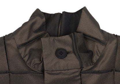 A-POC ABLE ISSEY MIYAKE 21AW Khaki Stretch Jacket Size 3